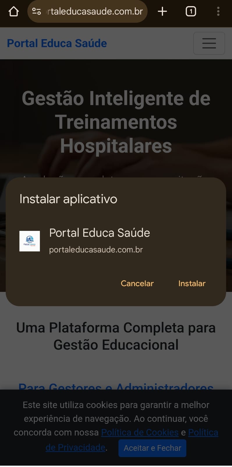 Passo 2 para Android